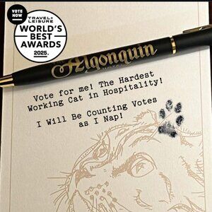 Algonquin Hotel Pen Black w/ Gold